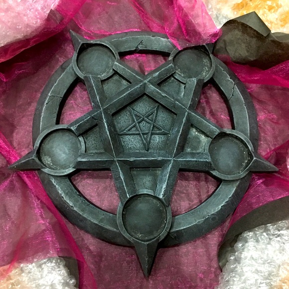 Vintage Other - Pentagram Candle Holder